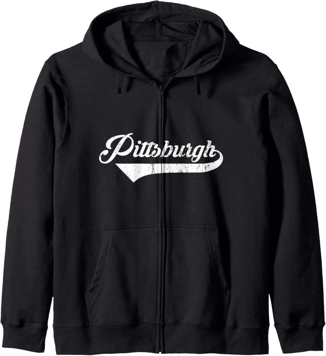 Pittsburgh Stadt PennsylvaniaVintage Retro Style design Kapuzenjacke