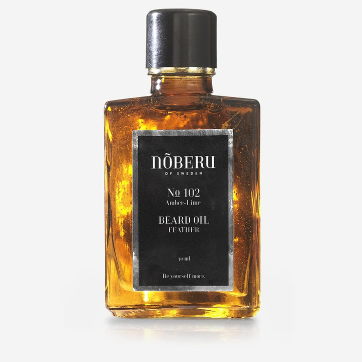 Noberu Of Sweden Leichtes Bartöl, Bernstein, Limette, 30 ml, Einzigartig, Standard