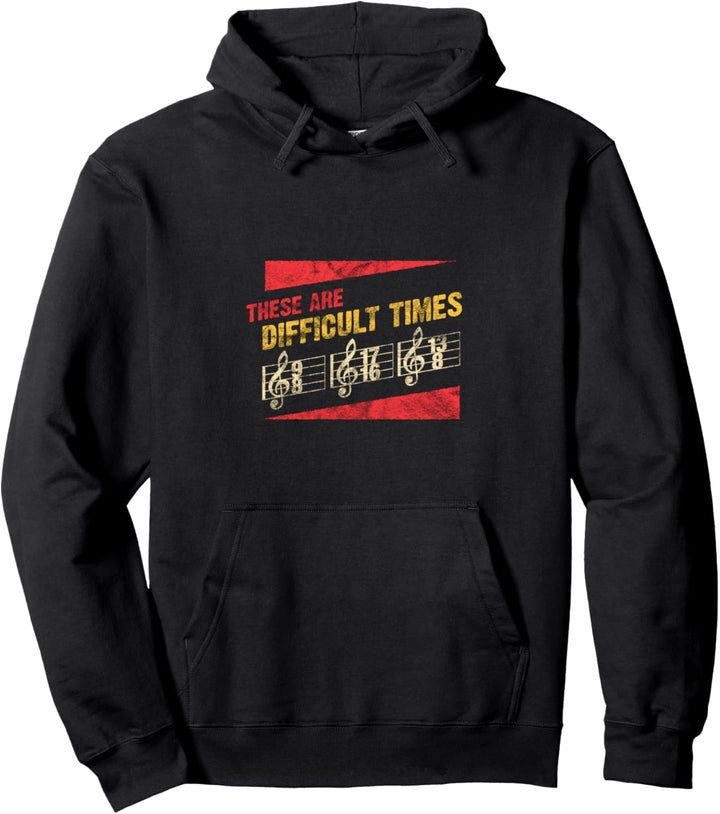 Musik Theorie Difficult Times Composer Guitar Piano Pullover Hoodie