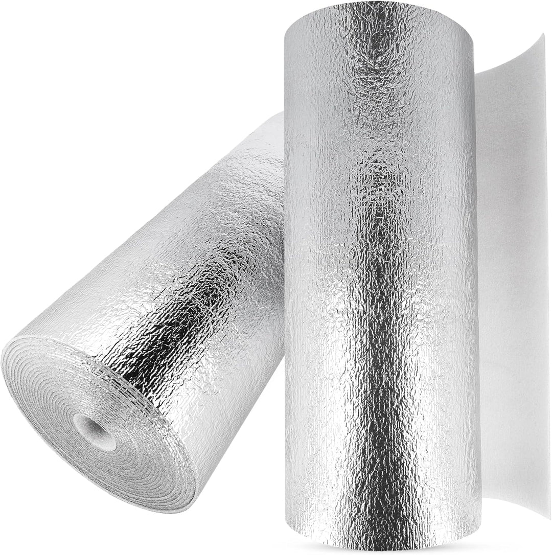 FLOWTOP Heizkörper Reflexionsfolie 10 m x 0,5 m | Isolierfolie Wandisolierung Reflexionsplatte Refle