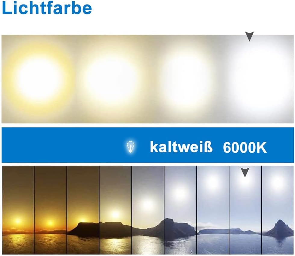 Badspiegel mit Beleuchtung,100x80cm LED Wandspiegel mit Touch-Schalter,Beschlagfrei,Badezimmerspiege