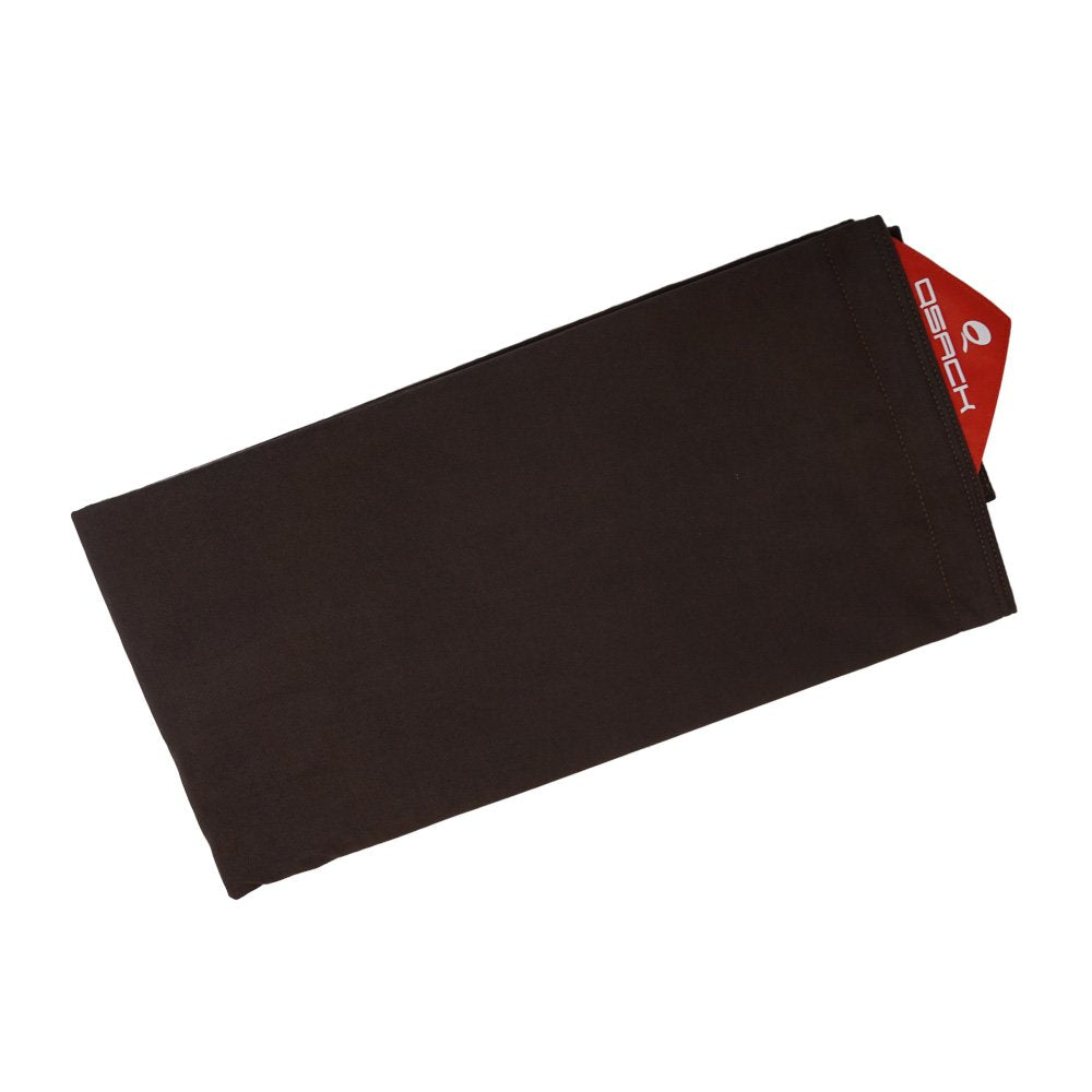 QSack Indy Sitzsack Bezug ohne Füllung, Indoor Sitzsack Hülle 140 x 180 cm (Dunkelbraun)