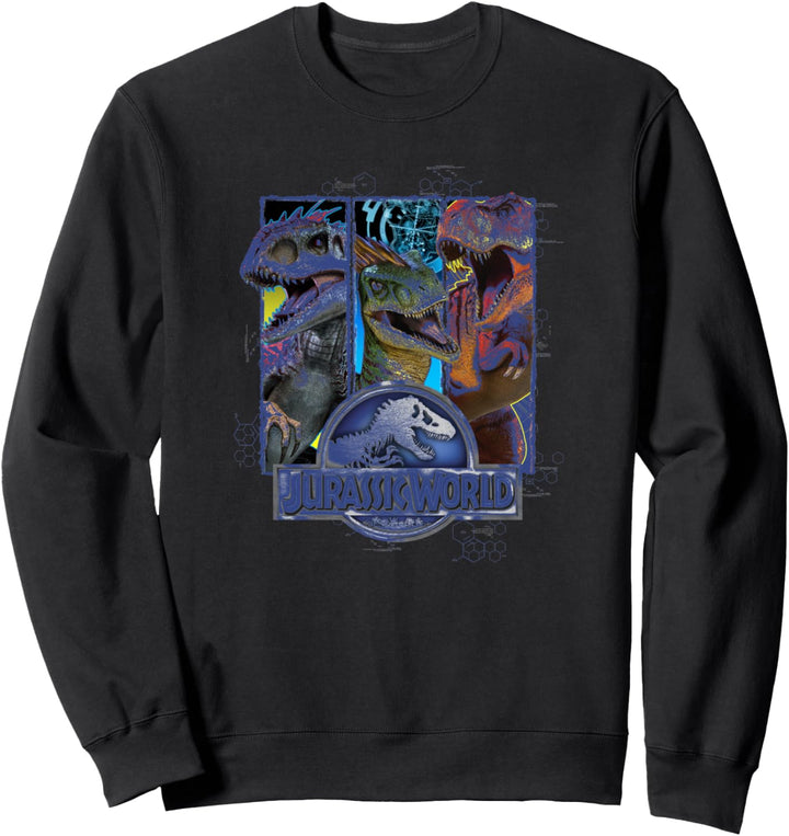 Jurassic World Indominus Rex Raptor &amp; T-Rex Sweatshirt