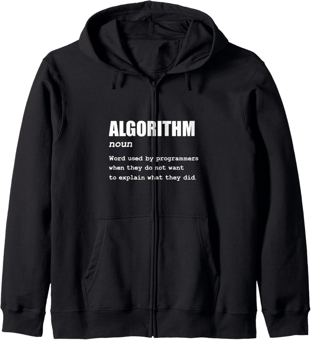 Was ist ein Algorithmus für einen Programmierer? Kapuzenjacke