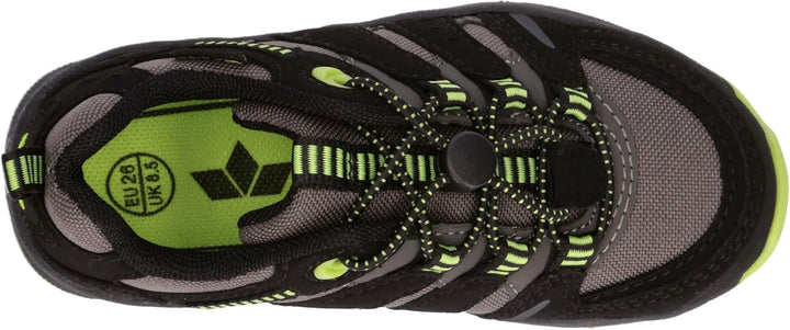 Lico Unisex Kinder Fremont Trekking-& Wanderhalbschuhe 33 EU Grau Schwarz Lemon, 33 EU Grau Schwarz