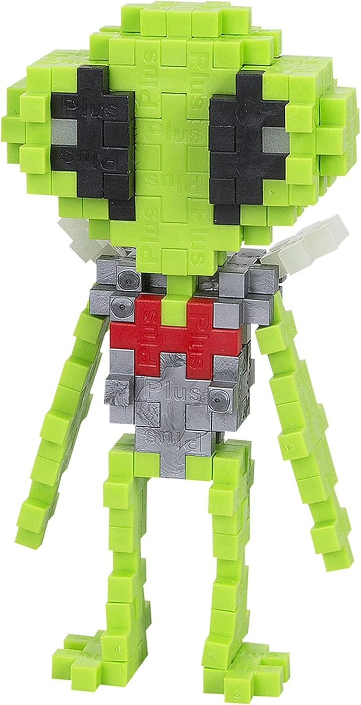Plus-Plus 7268 Geniales Konstruktionsspielzeug, Figuren-Mix, Bundle aus 4 verschiedenen Kreativ-Baus