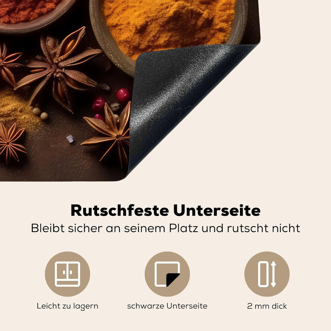 Herdabdeckplatte 70x52 cm Einteilig Ceranfeld Abdeckplatte Küche Deko Ceranfeldabdeckung Herdabdecku