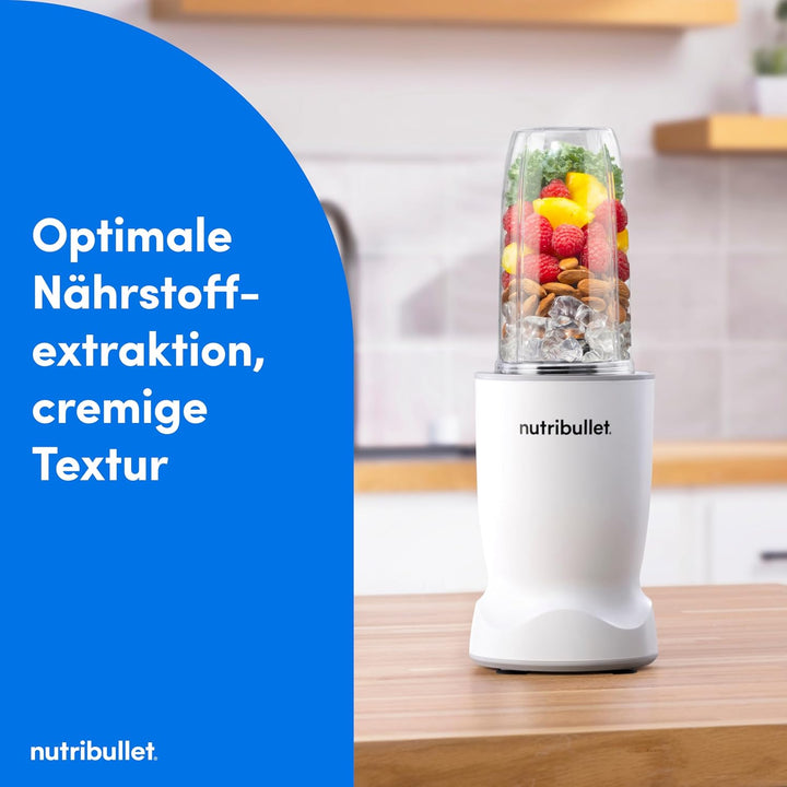 nutribullet Turbo 1000W – Mixer & Smoothie Maker mit 1000 Watt Motor, Mini Blender mit 45-Sekunden A