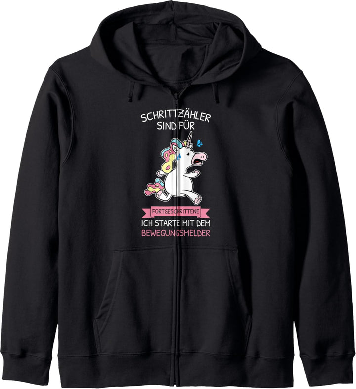 Joggen Schrittzähler Sind Für Fortgeschrittene Einhorn Kapuzenjacke