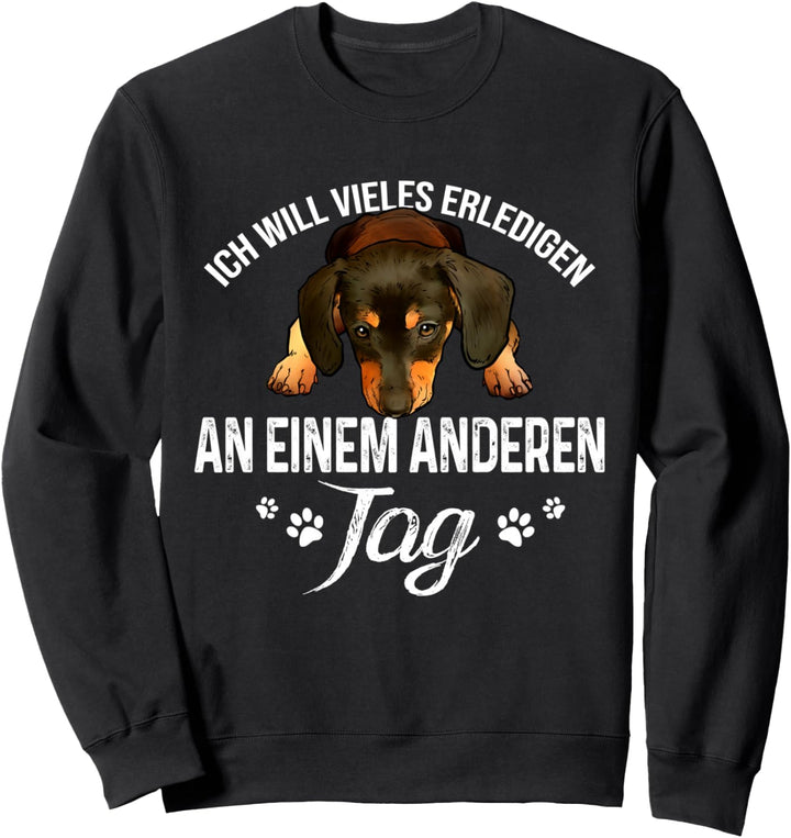 Dachshund Dackel Hund Hunderasse Geschenk Damen Herren Sweatshirt