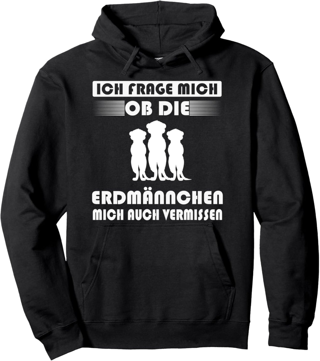 Erdmännchen Meerkat Tier Meerkats Geschenk Pullover Hoodie