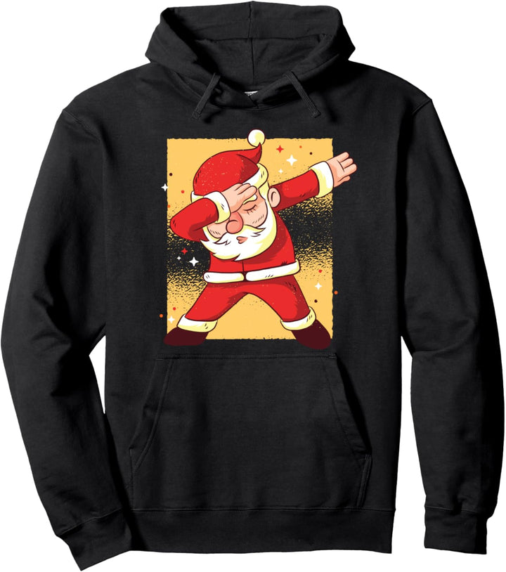 Lustiges Dabbing Santa Weihnachtsmann Geschenk Weihnachten Pullover Hoodie