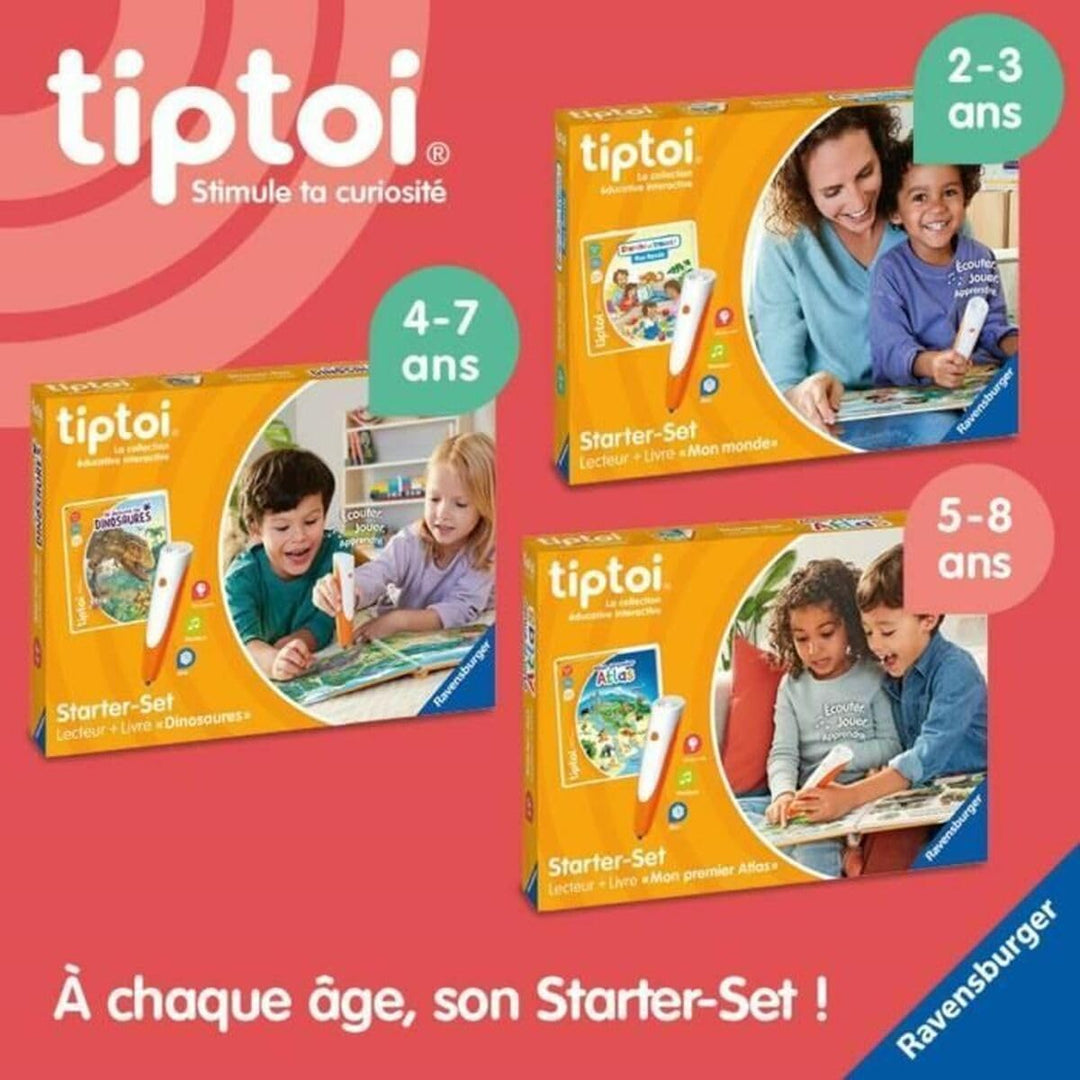 Ravensburger - tiptoi® – Starter Set – Leser + Buch Die Enzyklopädie der neugierigen P'tits curieux