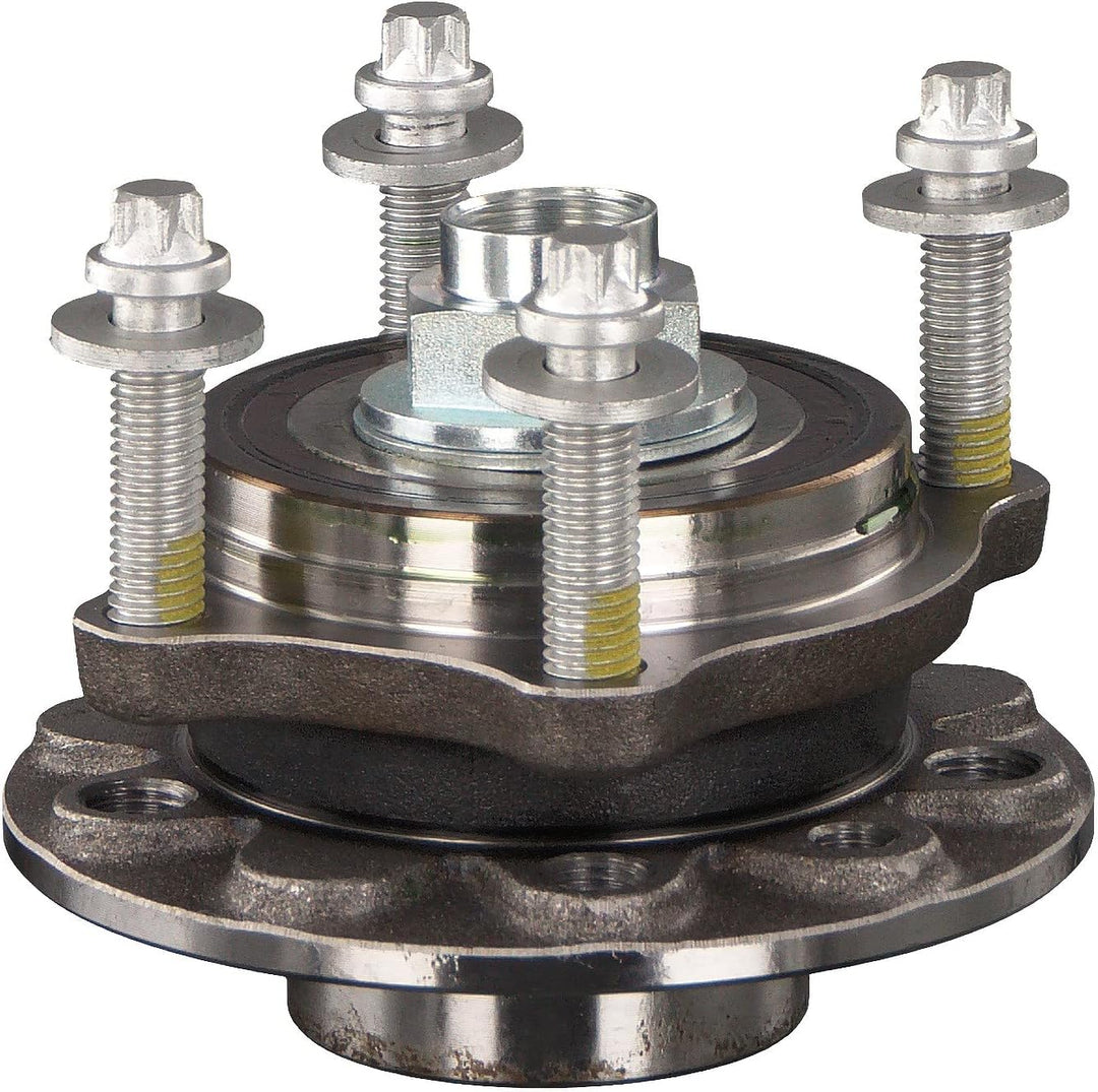 febi bilstein 44333 Radlagersatz mit Radnabe, Achsmutter und Befestigungsschrauben , 1 Stück