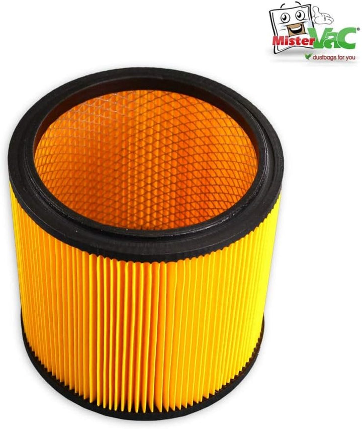 MisterVac Lamellenfilter Ersatzfilter kompatibel mit Shop Vac Modell K11-SQ14