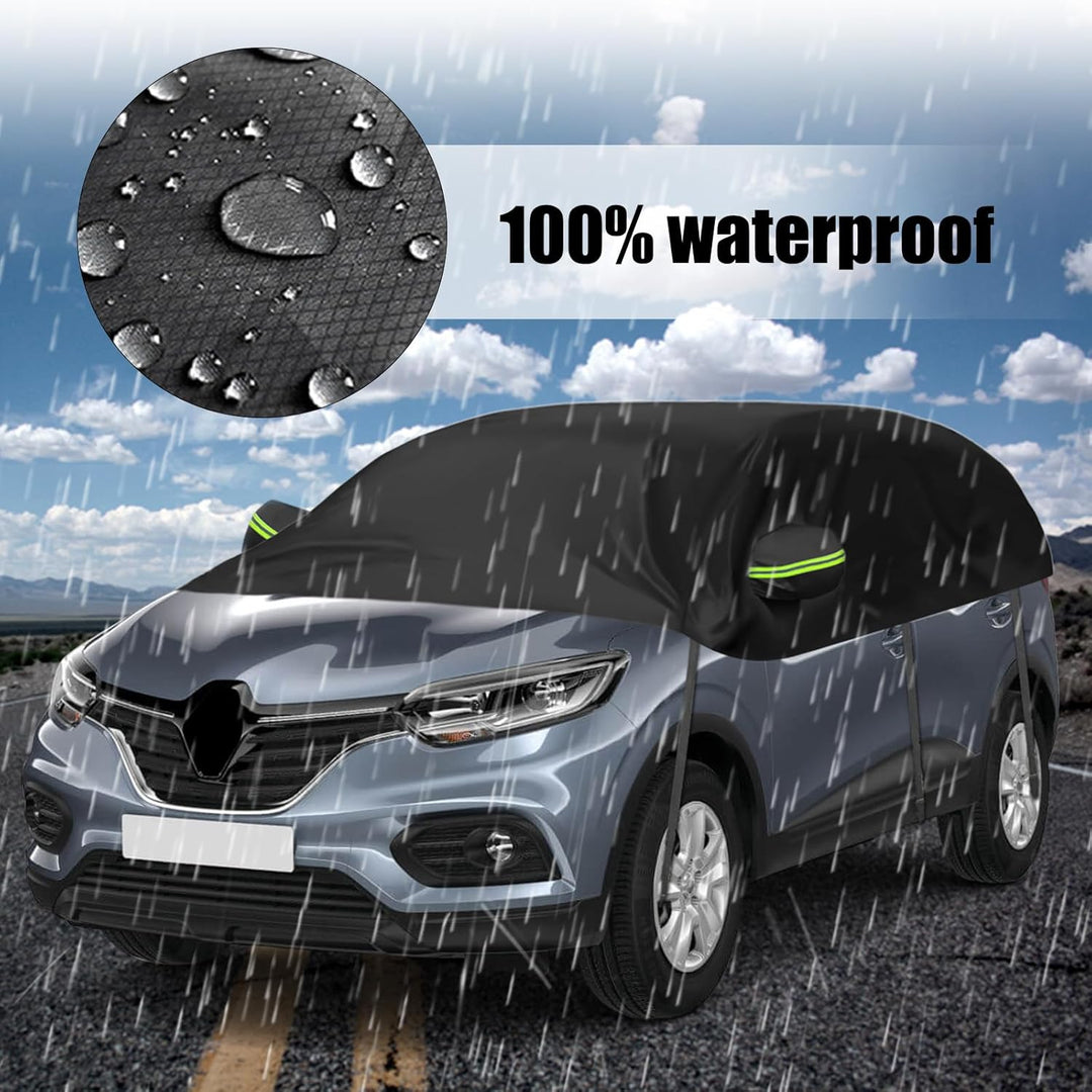 Halbe Autoabdeckung Ersatz für Renault Kadjar 2015-2022, Halbgarage, Upgrade Verdickter Stoff Allwet