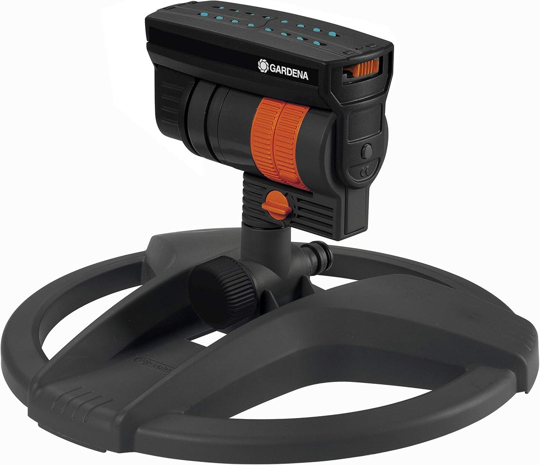 Gardena Viereckregner AquaZoom compact: Regner zur Bewässerung von Nutzflächen von 9-216 m² & Abzwei