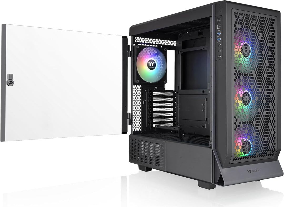 Ceres 500 TG ARGB Black | E-ATX Mid Tower Chassis |Tempered Glass Black Mid Tower Chassis
