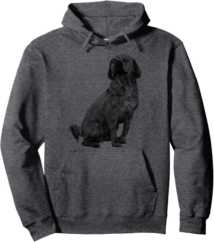 Hund Puggle Pullover Hoodie