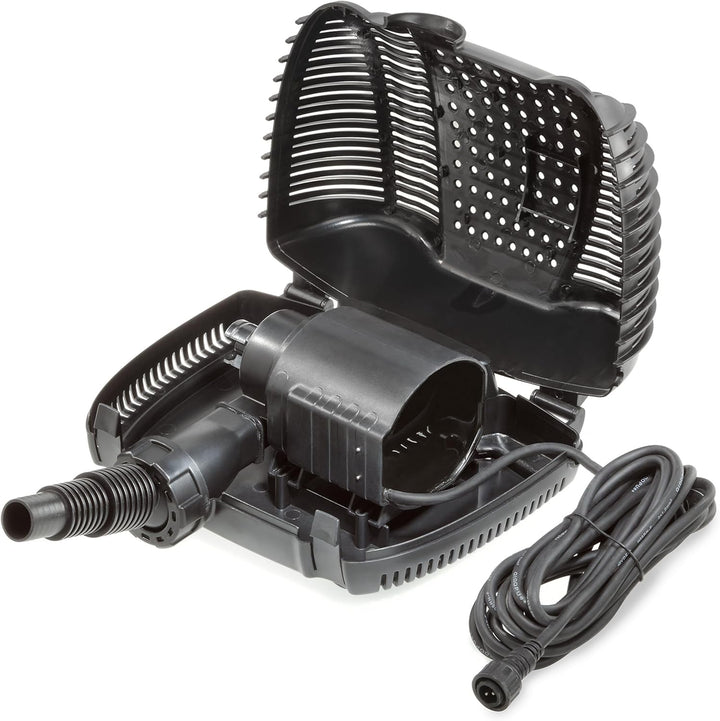 esotec Solar Bachlaufpumpe 3300/4300, Solarpumpe 12-18 V/DC, universelle Bachlauf Ersatzpumpe mit Ku