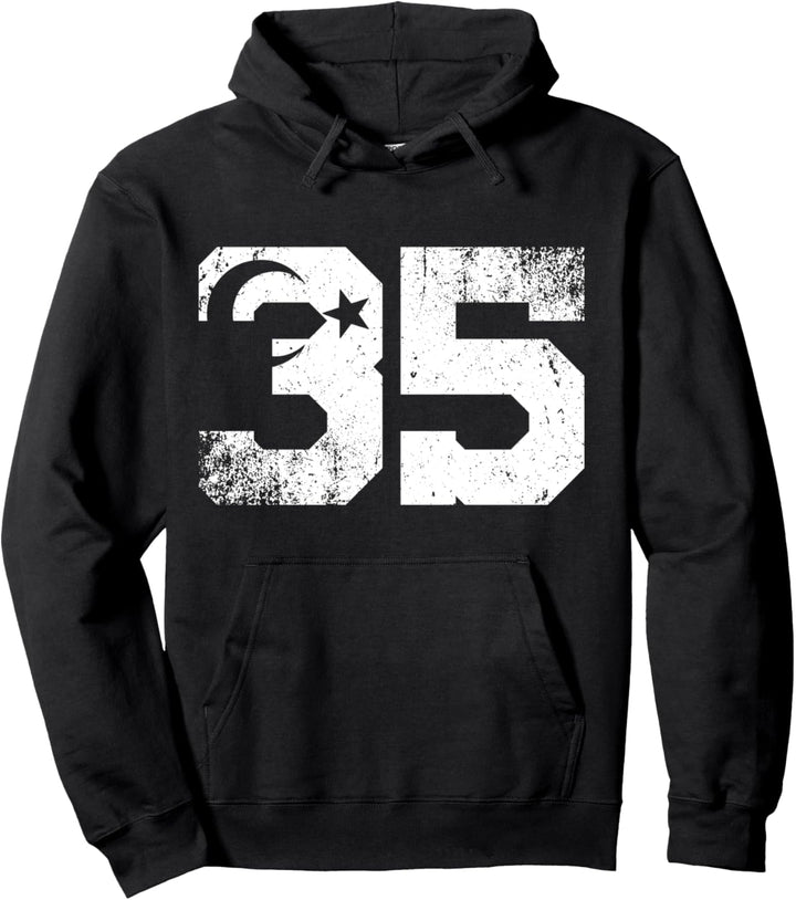 Izmir 35 Memleket Türkei Fahne Geschenkidee Pullover Hoodie