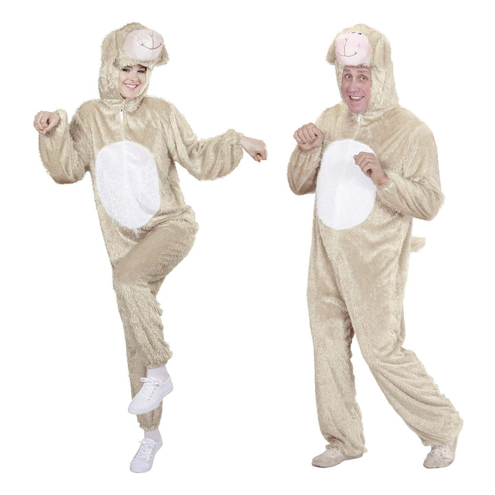 "FUNNY LAMB" (hooded jumpsuit with mask) - (M - h 165 cm), M
