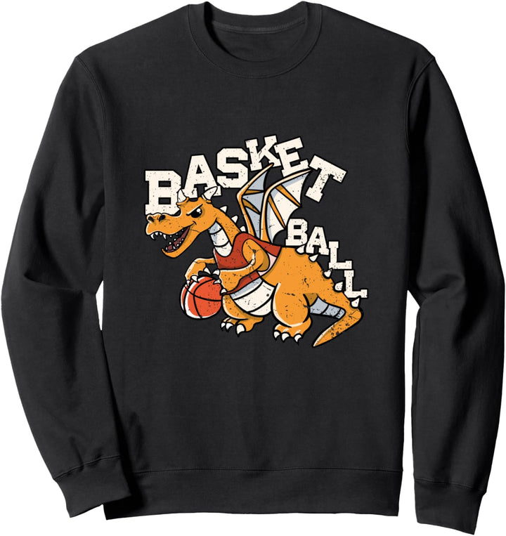 Fantasy Basketball Chinesischer Drache mit einem Basketball Sweatshirt