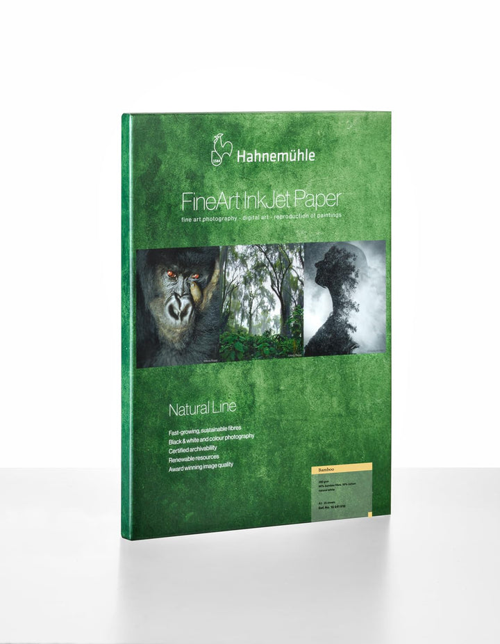 Hahnemühle 10641610 Digital FineArt Bamboo, 290 g/m², DIN A3, 297 x 420 mm, naturweiss, 297 x 420 mm