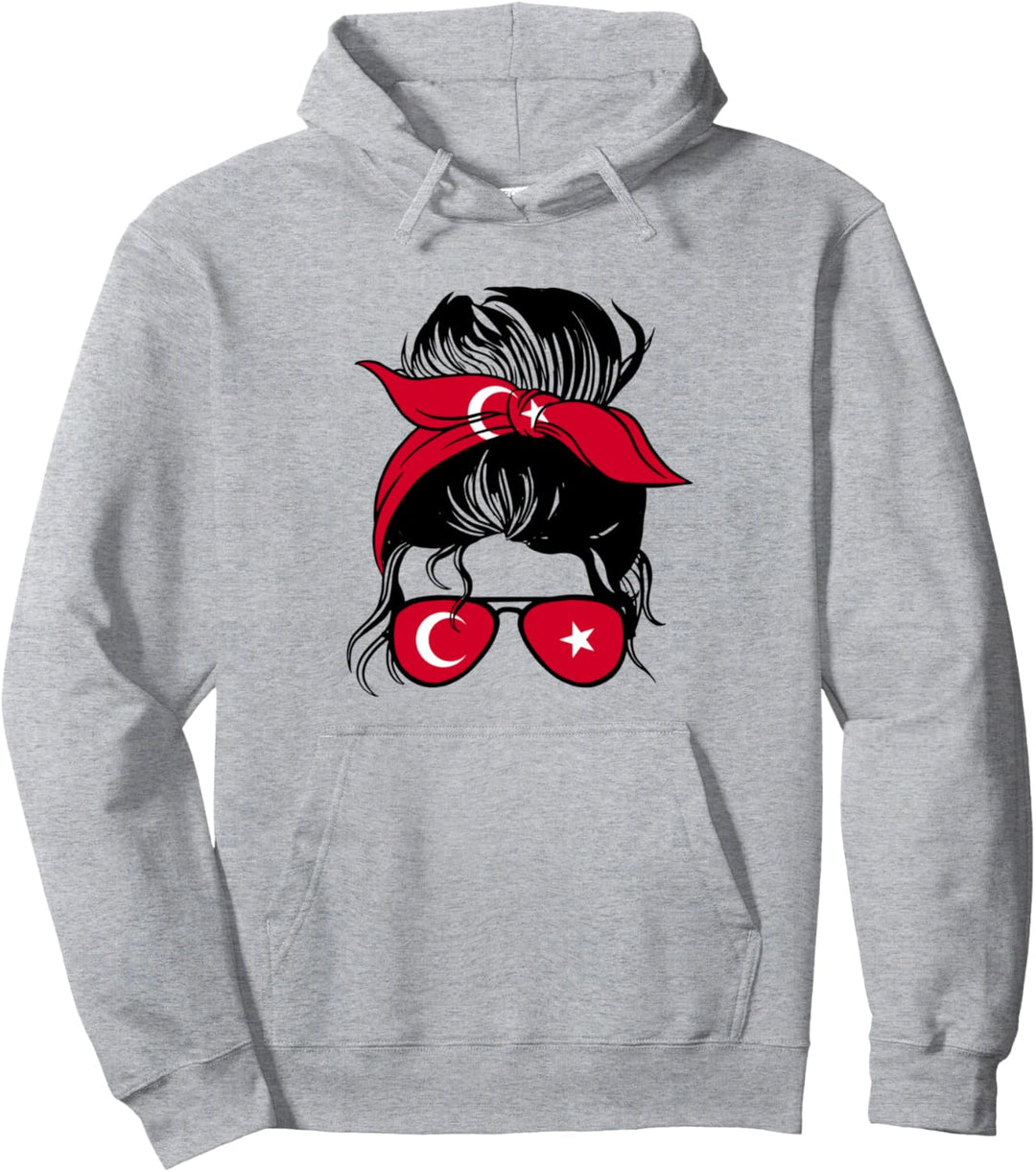 Türkiye - Türkin Stolze Türkische Frauen und Mädchen Pullover Hoodie