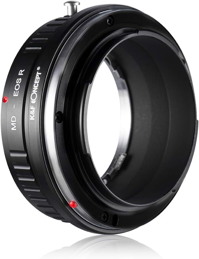 K&amp;F Concept MD-EOS R Bajonettadapter Objektiv Ring für Minolta MD MC Objektiv auf Canon EOS R-Mount