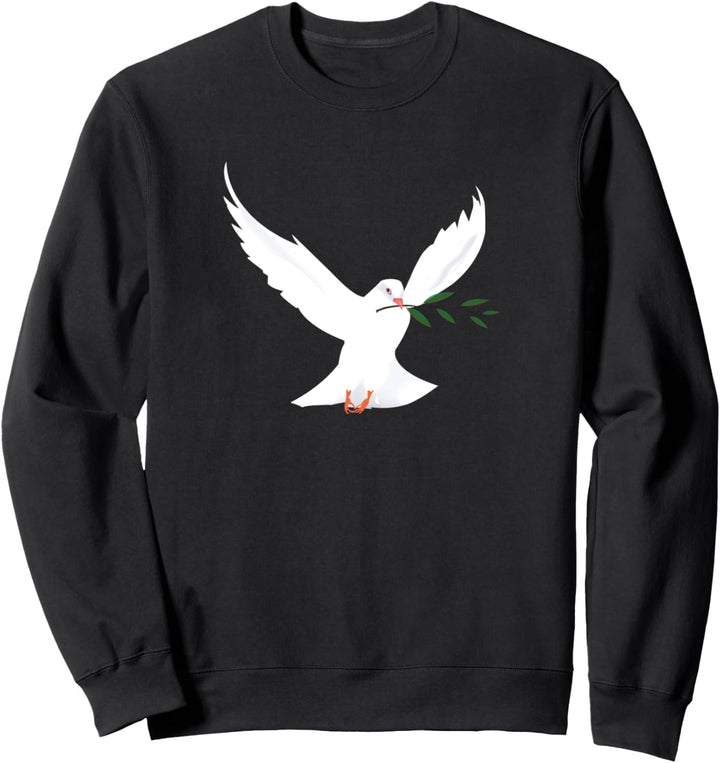 Friedenstaube mit Zweig Frieden Peace Love Friedenstaube Sweatshirt