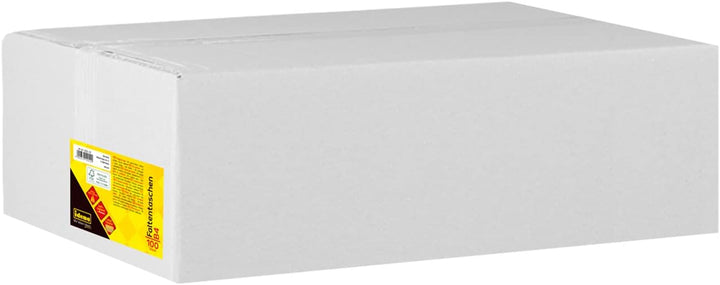 Idena 10252 - Versandtaschen DIN B4, 100 Stück haftklebend, Faltentaschen mit 4 cm Bodenfalte, Umsch