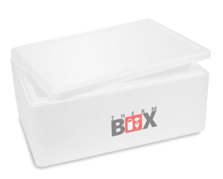 THERM BOX Styroporbox XL Verschiedene Grössen Volumen 24 bis 45L Isolierbox Thermobox Kühlbox Warmha