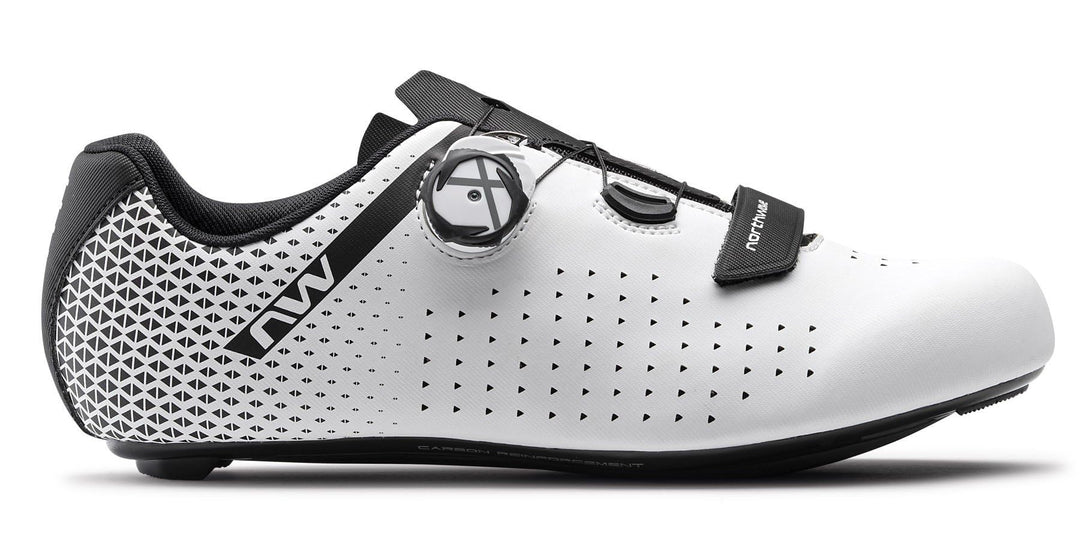 Northwave Strassenschuhe Core Plus 2 37 EU Weiss, 37 EU Weiß