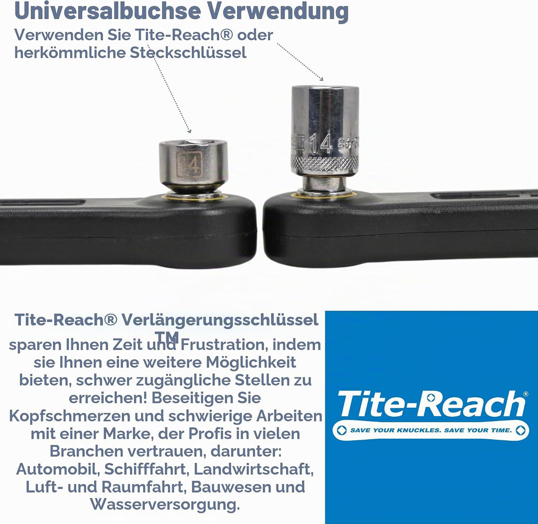 TITE-REACH Do-It-Yourself 9,5 cm Verlängerungs-Schraubenschlüssel
