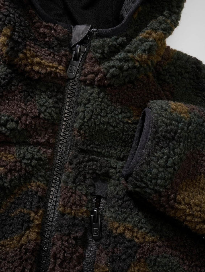 Brandit Kids Teddyfleecejacket Hood, Viele (Tarn-) Farben, Grössen 122 bis 176 134-140 Woodland, 134