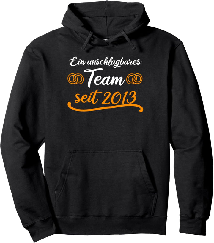 8. Hochzeitstag Blecherne Hochzeit Ehepaar Pullover Hoodie