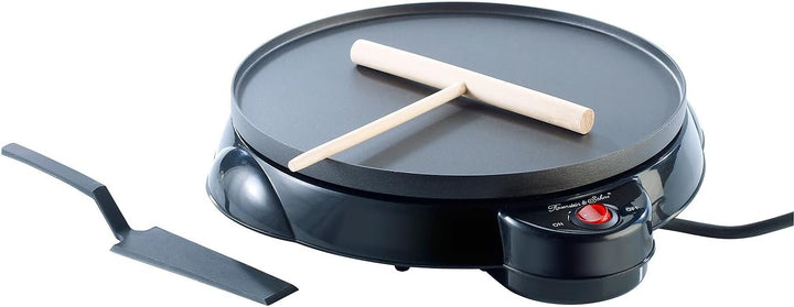 Rosenstein & Söhne Crepe Maker: Elektrischer Medium-Crêpes-Maker, 650 Watt, Ø 23 cm (Elektrischer Cr