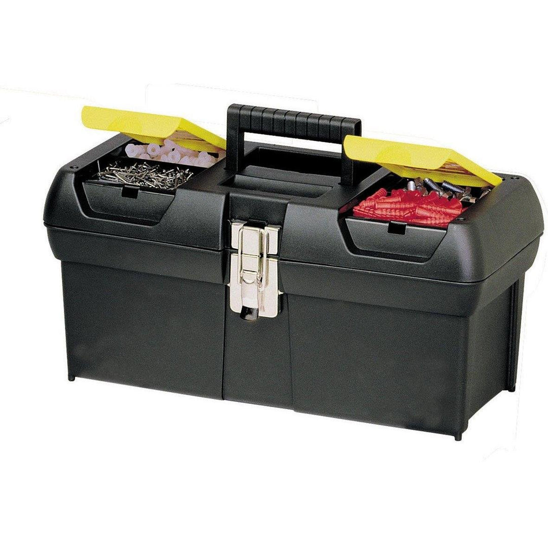 Stanley Werkzeugbox/Werkzeugkoffer Millenium & Werkzeugbox Millenium (16 Zoll, mit herausnehmbarer A