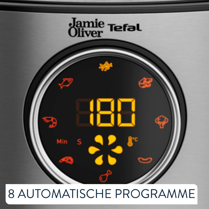 Jamie Oliver by Tefal Ultra Fry Heissluftfritteuse, 1630 W, XL-Kapazität (4,2 L), Temperatureinstell