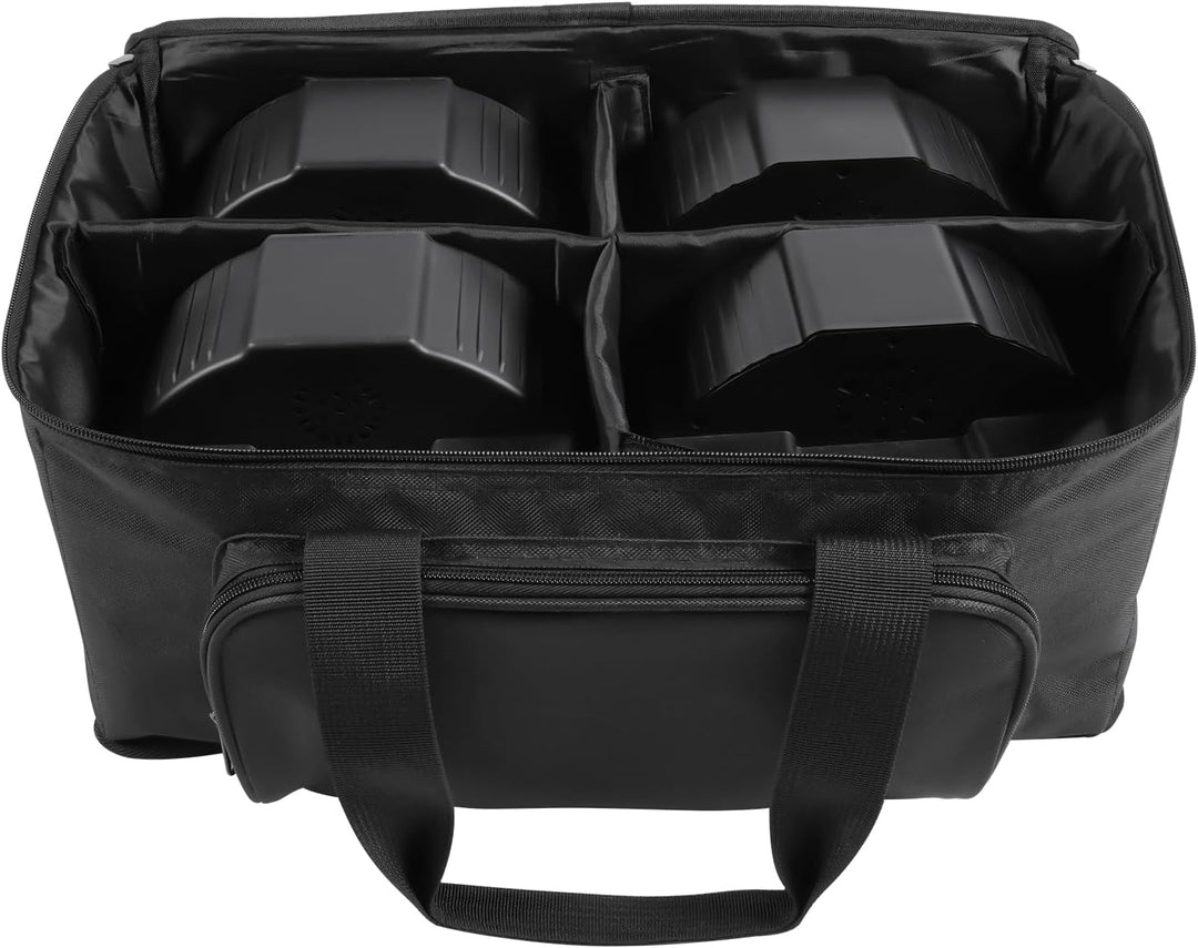 U`King Pak Bag 4 Lichttechnik,40 * 20 * 23.5cm, Wasserdichtes PVC Tragetasche mit 4 Fächern Verwende