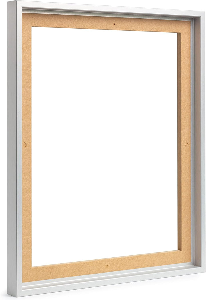 rahmengalerie24 Schattenfugenrahmen 50x80 cm alu für Leinwand Bilderrahmen Keilrahmen für Leinwände