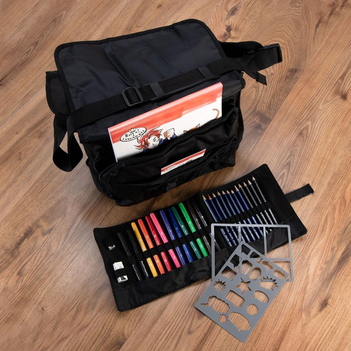 Royal &amp; Langnickel Manga Satchel Umhängetasche mit Manga-Atelierset, Manga