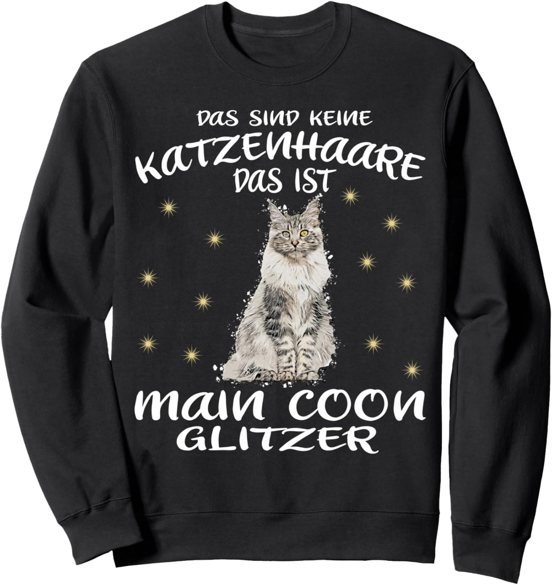 Maine Coon Mainecoon Katze Mainecoon Katzenmotiv Katze Sweatshirt