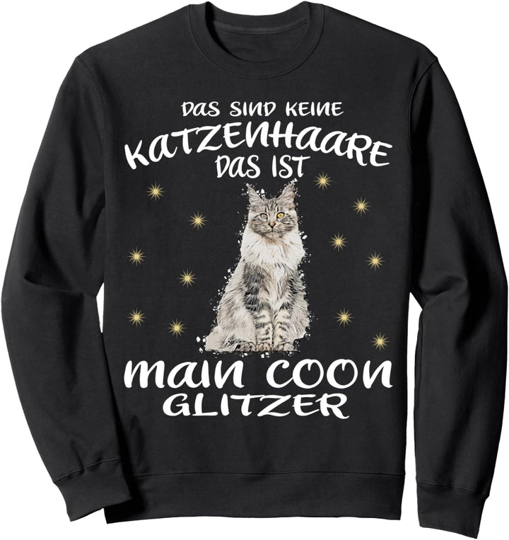 Maine Coon Mainecoon Katze Mainecoon Katzenmotiv Katze Sweatshirt