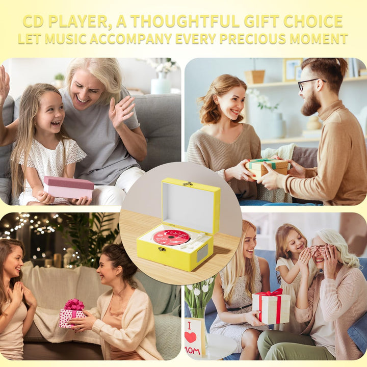 Yintiny Gelber CD-Player
