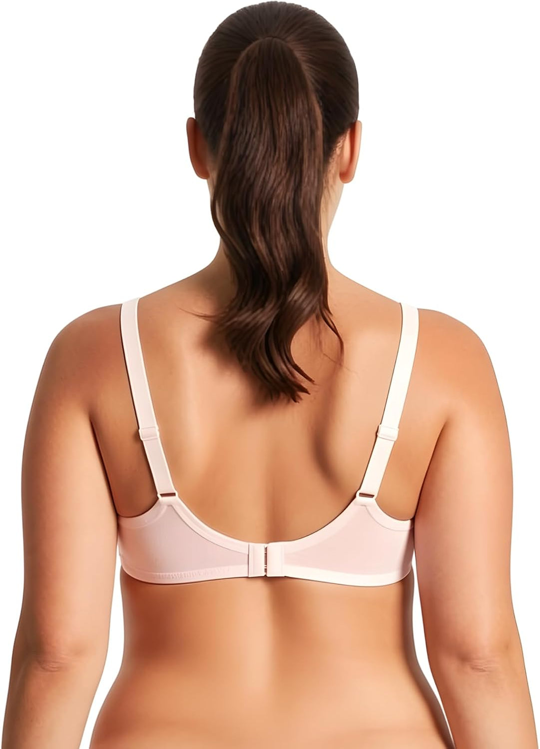 Curve Muse Damen-BH, ungefüttert, Balconette, Baumwolle, Spitze, Übergrösse, 2er- oder 3er-Pack 75D