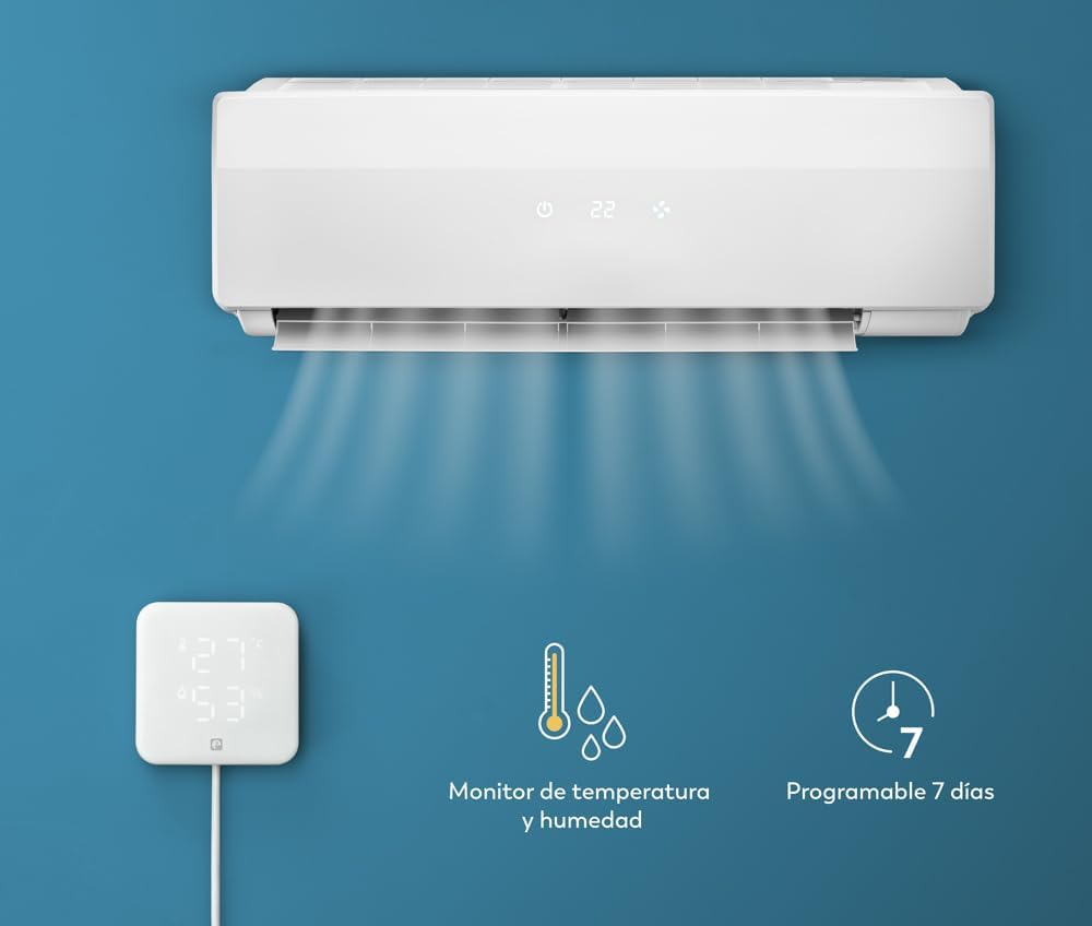 Garza - Smarthome – Smarter WLAN-Infrarot-IR-Controller (2,4 GHz) für Klimaanlagen mit Temperatur- u