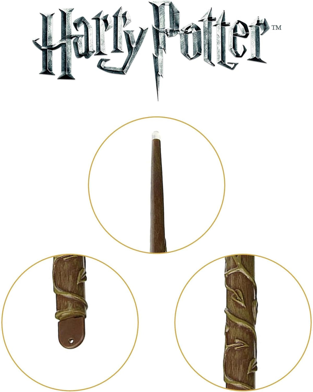 The Noble Collection Hermione Wand with Illuminating Tip