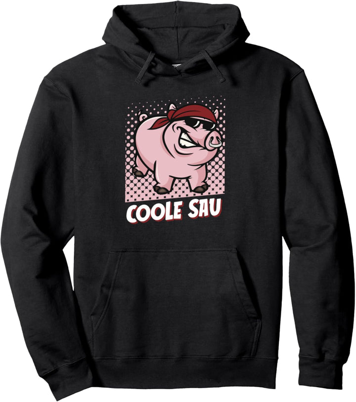 Coole Sau Schweinebauer - Schweinchen Ferkel Schwein Pullover Hoodie